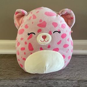 lorie the pink leopard squishmallow 8"